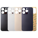 Back Glass Cover with Adhesive and Big Camera Hole for iPhone 14 Pro