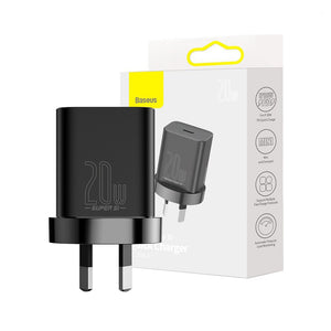 Baseus Super Si Quick Charger 1C 20W Wall Fast Charger AU PLUG CCCJGCA