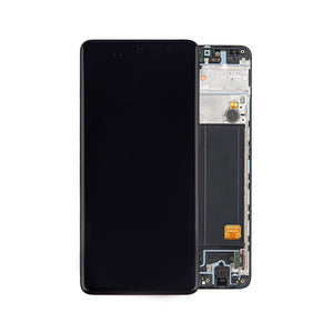 LCD and Touch Assembly with frame for Samsung Galaxy A51 A515 Service Pack
