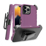 Shockproof Robot Armor Hard Plastic Case with Belt Clip for iPhone 13 Pro Max and Mini