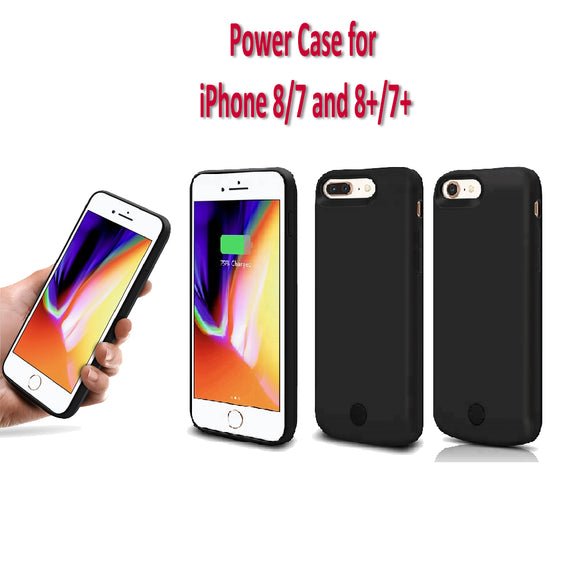 JLW Smart Fast Charging Power Bank Battery Case for iPhone SE 2020/8/7 iPhone 8+/7+