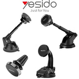 YESIDO High Quality Magnetic Phone Car Holders Air Vent Dashboard & Windshield