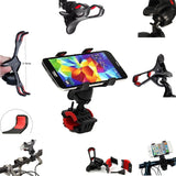 Dual Clamp Bicycle Motorcycle Bike Phone Holder