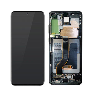 LCD and Touch Assembly With Frame for Samsung Galaxy S20+ G985 / G986 OEM Refurbished