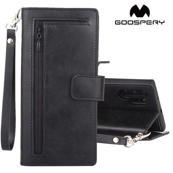 Goospery PU Leather Card-Slot Detachable Diary Case for Samsung Galaxy Note 20 Ultra