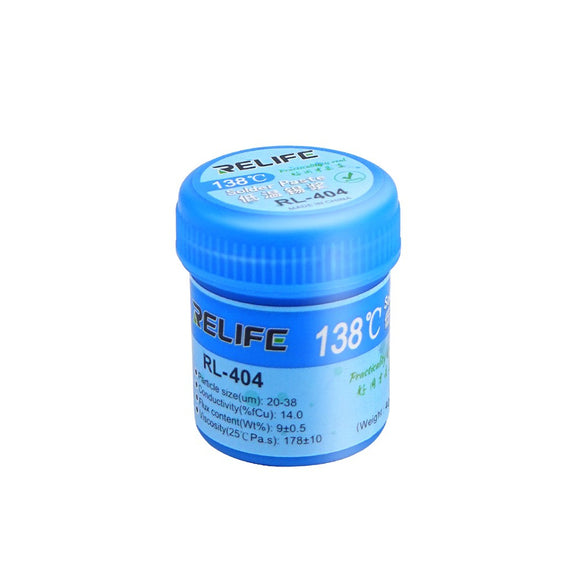 RELIFE RL-404 138℃ Low Temperature Solder Paste