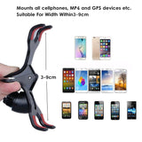 Dual Clamp Bicycle Motorcycle Bike Phone Holder