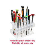 Desk Screwdriver and Tweezers Storage Box Holder Phone Repair Tool