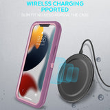 Shockproof Robot Armor Hard Plastic Case with Belt Clip for iPhone 14 / 13