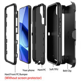 Shockproof Robot Armor Hard Plastic Case with Belt Clip for Samsung S22 Ultra