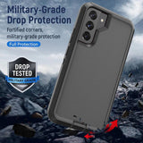 Shockproof Robot Armor Hard Plastic Case with Belt Clip for Samsung S22+