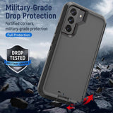 Shockproof Robot Armor Hard Plastic Case with Belt Clip for Samsung S22