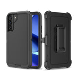 Shockproof Robot Armor Hard Plastic Case with Belt Clip for Samsung S23 S23+ S23 Ultra