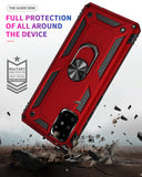 Heavy Duty Case with 360° Rotating Ring Kickstand for Samsung S20/S20+/S20 Ultra