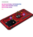 Heavy Duty Case with 360° Rotating Ring Kickstand for Samsung S20/S20+/S20 Ultra