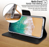 Mercury Goospery Sonata Diary Wallet Case With Card Slots for iPhone XS Max