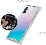 Goospery Clear Shockproof Slim Protective Case with Reinforced Corners for Samsung Galaxy Note 10/Note 10+