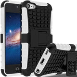 Heavy Duty Hybrid Bumper Case With Kickstand for iPod Touch 7/iPod Touch 6/iPod Touch 5