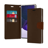 Goospery Sonata Wallet Case with Card Slots for Samsung Galaxy Note 20