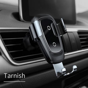 Baseus Wireless Charger Gravity Car Air Vent Mount for All Qi mobile Phones