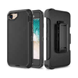 Shockproof Robot Armor Hard Plastic Case with Belt Clip for iPhone 6/6S/7/8/SE (2020)/SE 2022