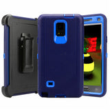 Heavy Duty Tough Case with 360° Rotating Belt Clip for Samsung Note 4