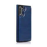 Back Magnetic Flip Leather Wallet Case Card Slots Samsung Galaxy Note 10 / 10+