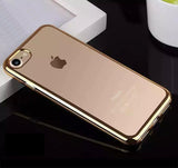 TPU Clear Crystal Rubber Soft Plating Case for iPhone 6/6S