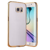 TPU Clear Crystal Rubber Soft Plated Case Cover for Samsung Galaxy Note 5