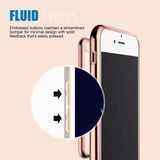 TPU Clear Crystal Rubber Soft Plating Case for iPhone 6 Plus/6S+