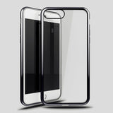 TPU Clear Crystal Rubber Soft Plating Case for iPhone 6/6S