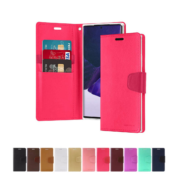 Mercury Goospery Sonata Diary Wallet Case With Card Slots for Samsung Galaxy Note 20