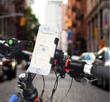 Dual Clamp Bicycle Motorcycle Bike Phone Holder