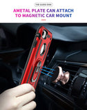 Heavy Duty Case with 360° Rotating Ring Kickstand for iPhone 8/7/6S/6, iPhone 8+/7+/6S+/6+