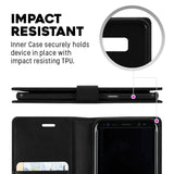 Wallet Flip Leather Case With Card Slots TPU Cover for iPhone X / XS