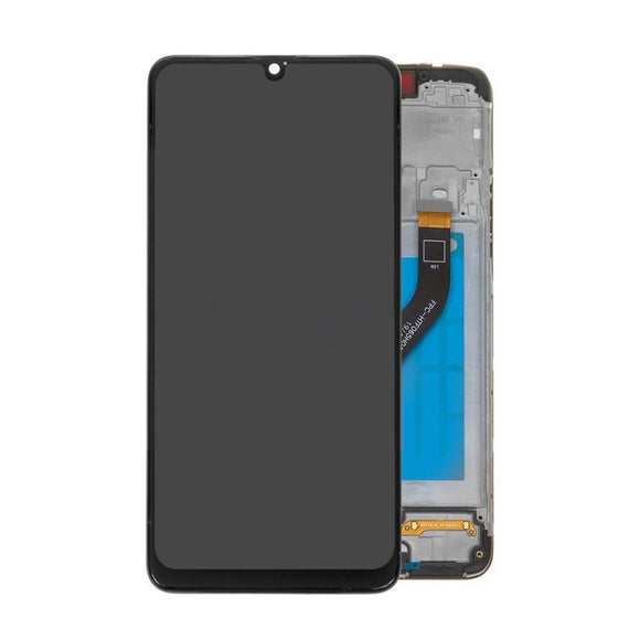 LCD and Touch Assembly With Frame for Samsung Galaxy A20s A207 Service Pack