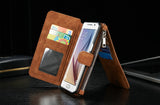 Wallet Case with Card Slots for Samsung Galaxy S6/S6 Edge/S6 Edge+