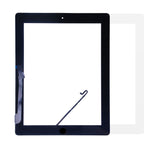 Touch Digitizer Screen for iPad 4 with Home Button Assembly and Adhesive