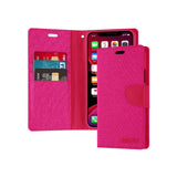 Mercury Goospery Canvas Diary Wallet Case With Card Slots for iPhone 11