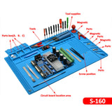 Anti Static Magnetic Heat Insulation Mat Silicone Pad For Solder and Repairs S160