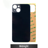 Back Glass Cover with Adhesive and Big Camera Hole for iPhone 14 Plus