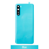 Back Battery Glass Cover with Camera Lens and Adhesive for OnePlus Nord