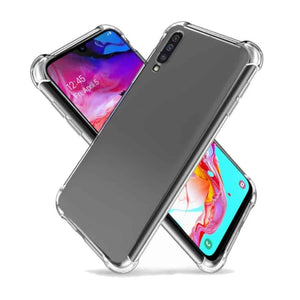 Goospery Clear Shockproof Slim Protective Case with Reinforced Corners for Samsung Galaxy A70