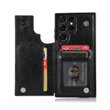 Back Flip Leather Wallet Case Card Slots Samsung S23 S23+ S23 Ultra