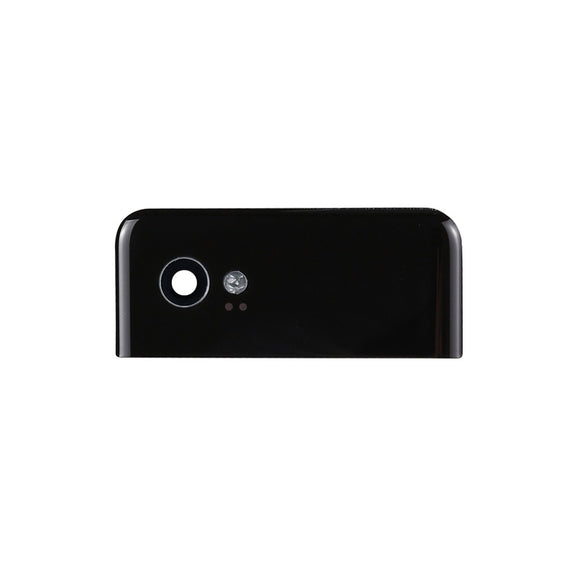Rear Cover Top Glass with Camera Lens for Google Pixel 2 XL Black