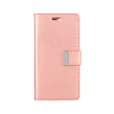 Mercury Goospery Rich Diary Wallet Case with Card Slots for iPhone 5 5S SE 2016