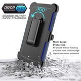 Shockproof Robot Armor Hard Plastic Case with Belt Clip for Samsung S21 FE 5G