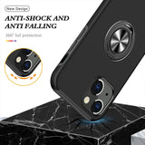 Magnetic Ring Holder Shockproof Cover Case for iPhone 13