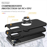 Magnetic Ring Holder Shockproof Cover Case for iPhone 13 Pro Max