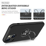 Magnetic Ring Holder Shockproof Cover Case for iPhone 13